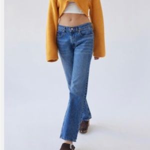 Low rise bdg blue Jean